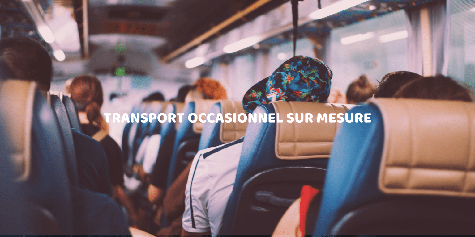 BANNIÈRE TRANSPORT OCCASIONNEL SUR MESURE