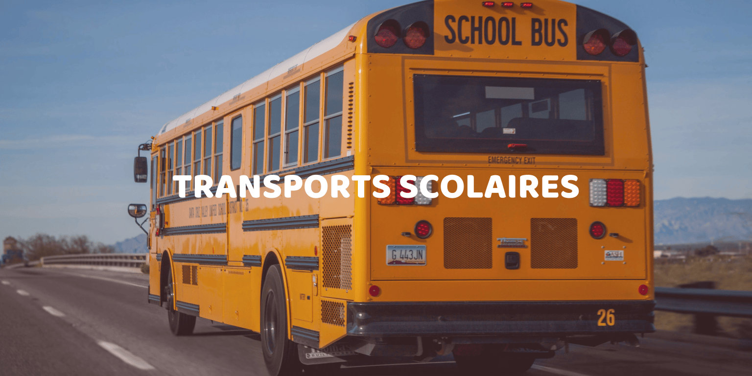 BANNIÈRE TRANSPORTS SCOLAIRES